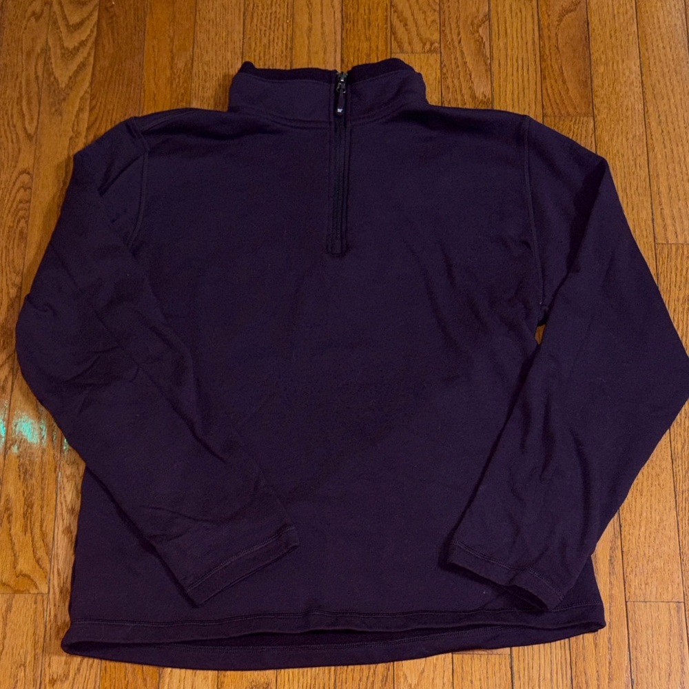 32 Degrees Deep Purple Quarter-Zip Pullover